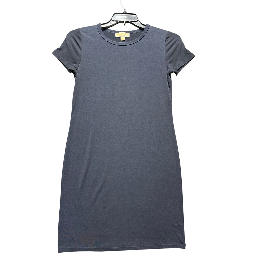 Michael Kors T-Shirt Dress Women S Navy Short Sleeve Crew Neck RN 111818